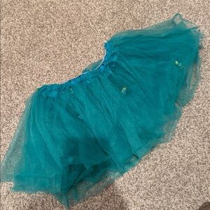 Teal Tulle tutu Skirt
